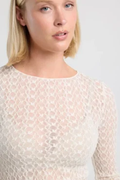 America Today New In|T-Shirts & Tops^ongeeve io kanten top et ange ouwen en ronde ha