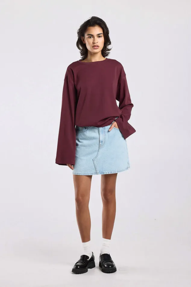 America Today T-Shirts & Tops^ongeeve iy dae ongeeve et ronde ha en wijde ouwen