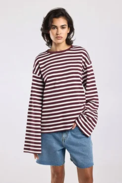 America Today T-Shirts & Tops^ongeeve iy Dae ongeeve et ronde ha en wijde ouwen