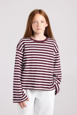 America Today T-Shirts & Tops|New In^Longsleeve Lilly Jr gestreepte longsleeve van stevige interlock