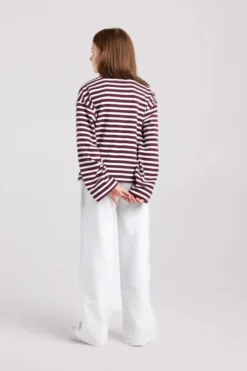 America Today T-Shirts & Tops|New In^Longsleeve Lilly Jr gestreepte longsleeve van stevige interlock