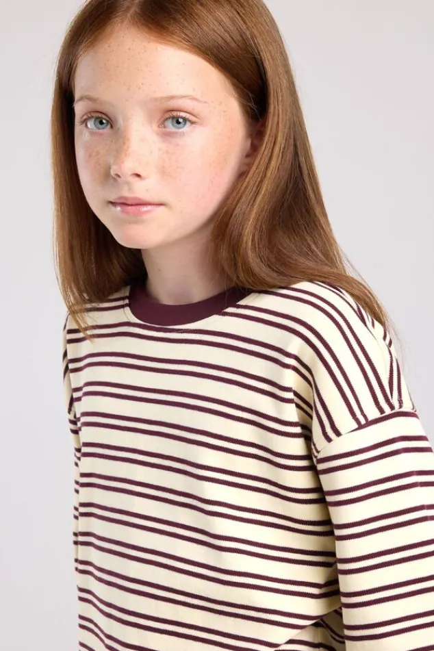 America Today T-Shirts & Tops|New In^Longsleeve Lilly Jr gestreepte longsleeve van stevige interlock