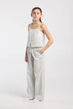 America Today Ondergoed & Lounge^Lounge pants Melly Jr lounge pants met bloemenprint en lange fit