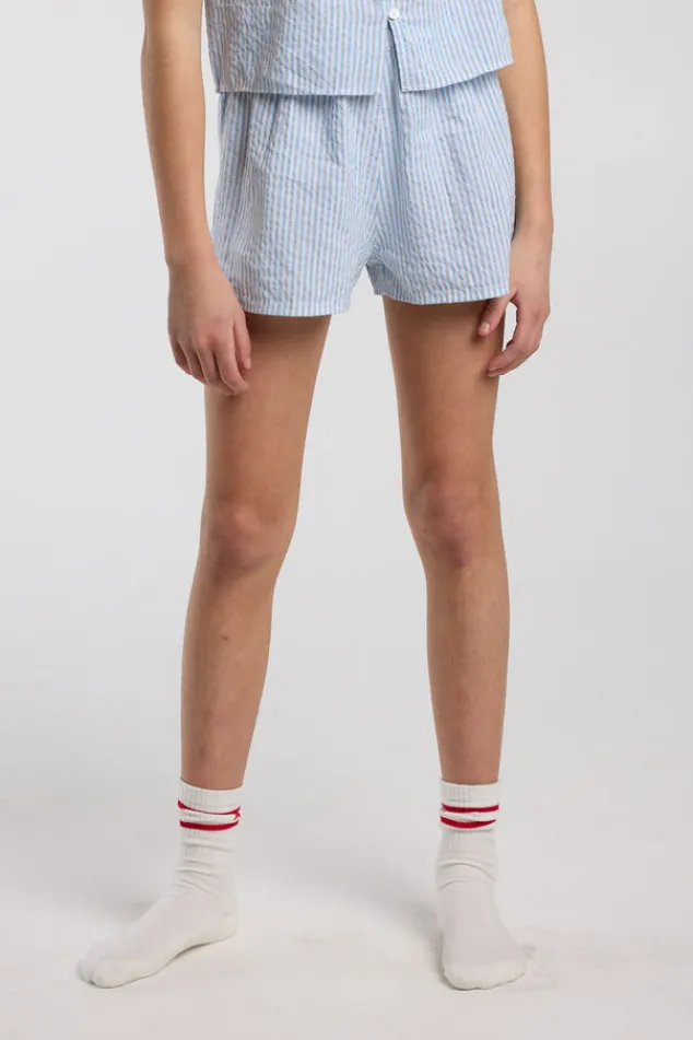 America Today Ondergoed & Lounge^Lounge short Mimi Jr gestreepte lounge short voor meisjes