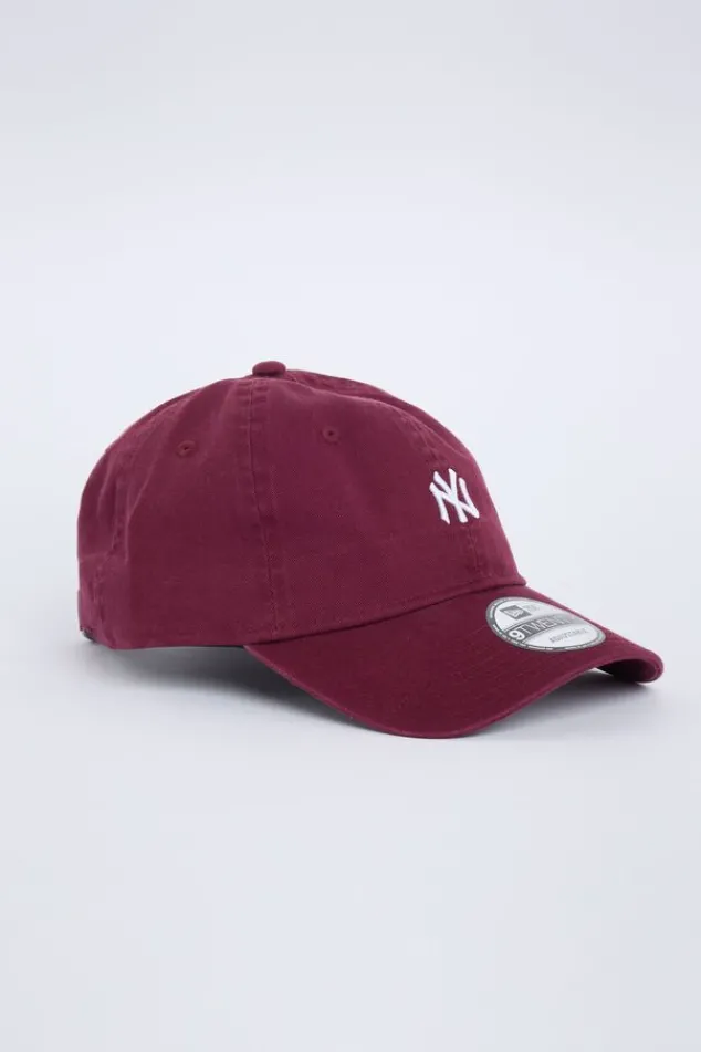 Era Accessoires|Accessoires^New Washed 9TWENTY pet Katoenen pet met klein NY-logo en strapback