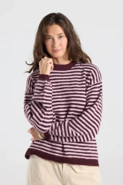 America Today New In|Truien & Vesten^Puover Keira getreepte ooe fit puover