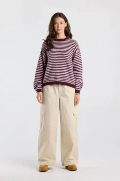 America Today New In|Truien & Vesten^Puover Keira getreepte ooe fit puover