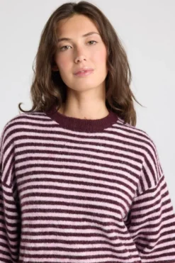 America Today New In|Truien & Vesten^Puover Keira getreepte ooe fit puover