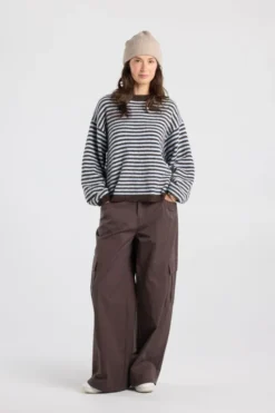 America Today New In|Truien & Vesten^Puover Keira getreepte ooe fit puover