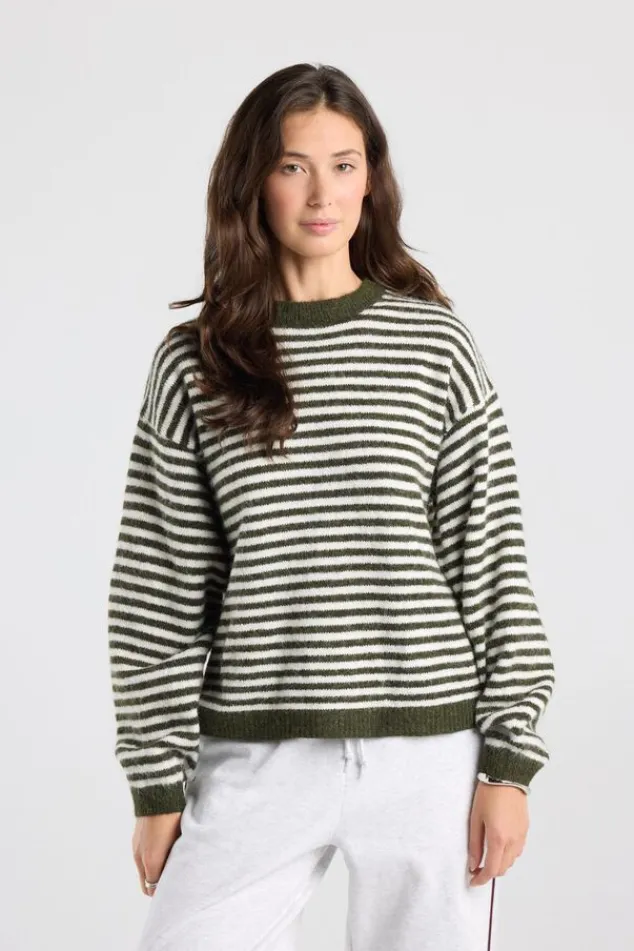 America Today New In|Truien & Vesten^Puover Keira getreepte ooe fit puover
