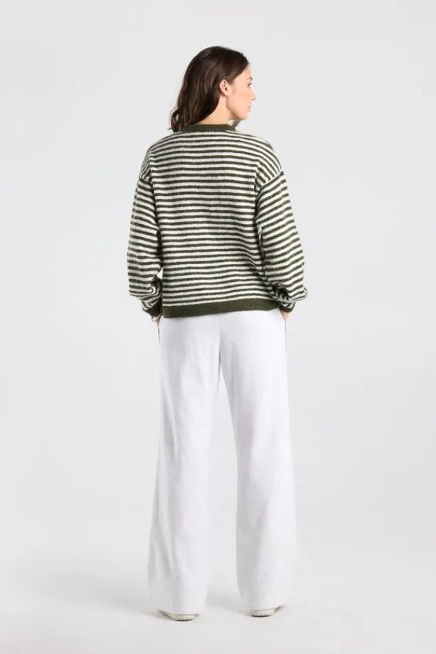 America Today New In|Truien & Vesten^Puover Keira getreepte ooe fit puover