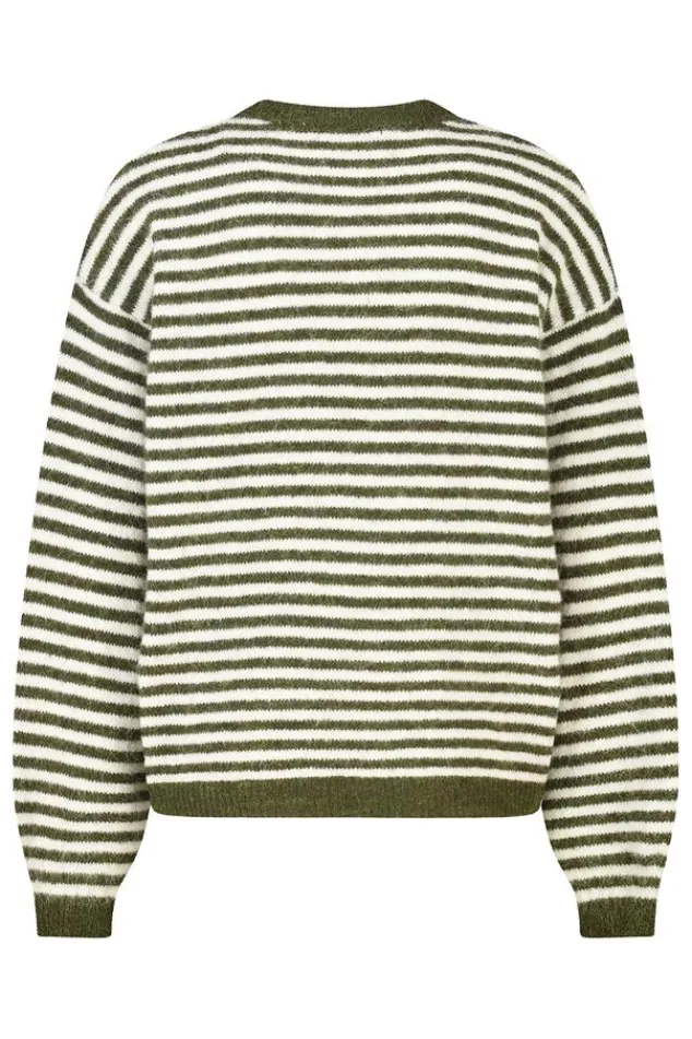 America Today New In|Truien & Vesten^Puover Keira getreepte ooe fit puover