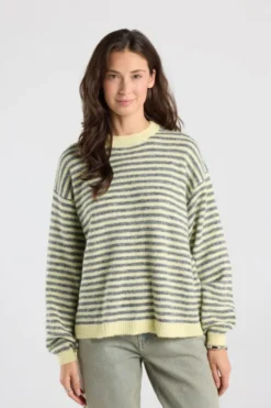 America Today New In|Truien & Vesten^Puover Keira getreepte ooe fit puover