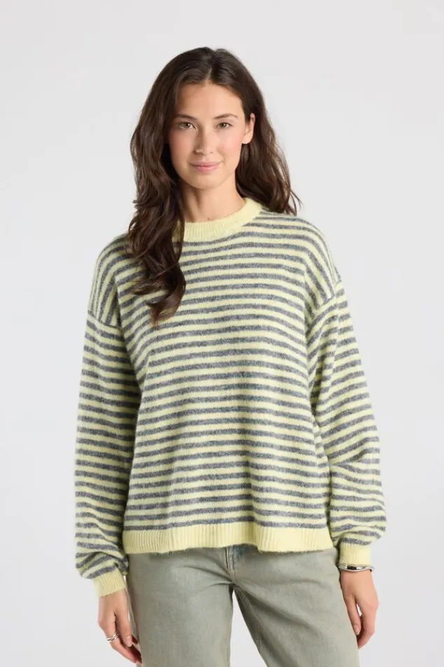 America Today New In|Truien & Vesten^Puover Keira getreepte ooe fit puover