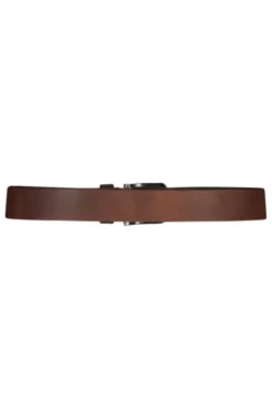 America Today Accessoires^Riem Ashton Leren riem met zilveren gesp