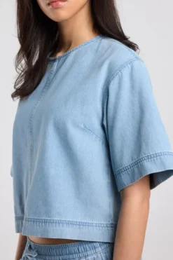 America Today T-Shirts & Tops^hirt Iena hirt et korte ouwen en knoopuiting achter