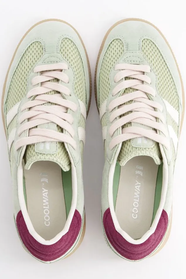 Coolway Sneakers & Sloffen|Sneakers & Sloffen^Shoes Cool Way Baresi sportieve sneaker met leren bovenwerk en flexibele zool
