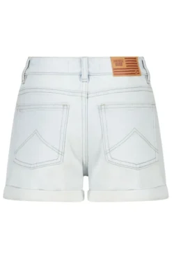 America Today Shorts^Short Lucy Jr loose fit denim short met omgeslagen pijpen