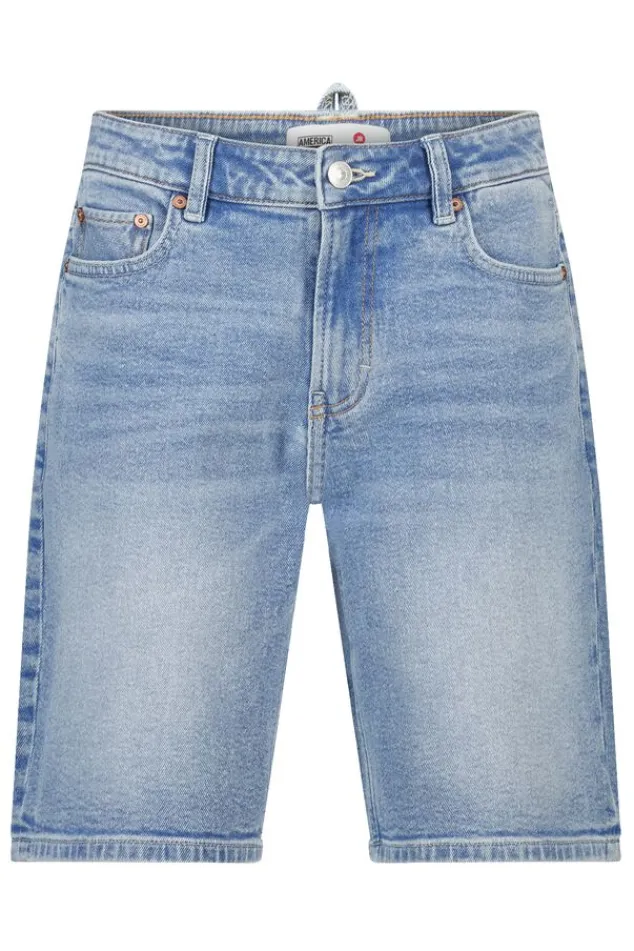 America Today Shorts^Short Nate Jr denim short met relaxed fit voor boys
