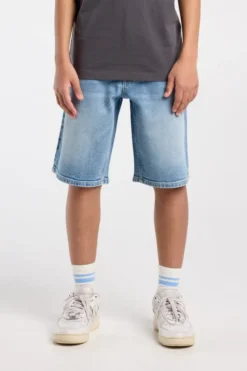 America Today Shorts^Short Nate Jr denim short met relaxed fit voor boys