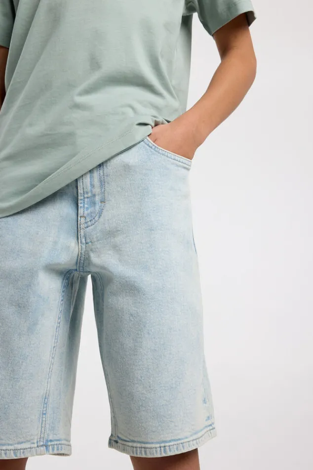 America Today Shorts^Short Nate Jr denim short met relaxed fit voor boys