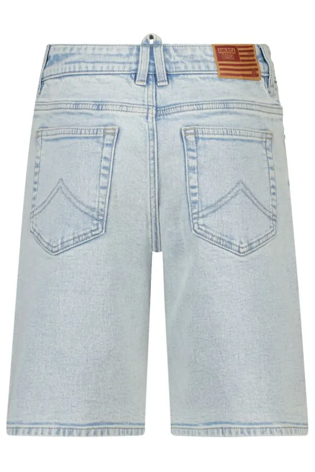 America Today Shorts^Short Nate Jr denim short met relaxed fit voor boys