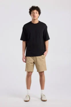America Today Shorts^hort Nie reguar fit chino hort et knoop- en rituiting