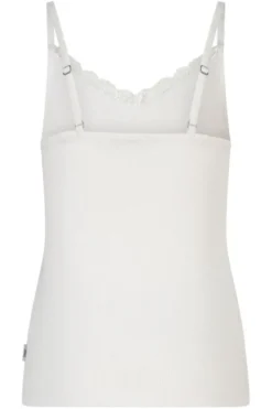 America Today Ondergoed & Lounge^Singlet Grace JR singlet met kanten halslijn en verstelbare bandjes