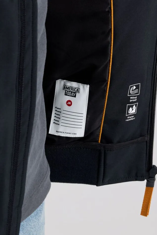 America Today Jassen & Regenjassen^Softshell jas Jason JR Softshell jas met capuchon en ritszakken
