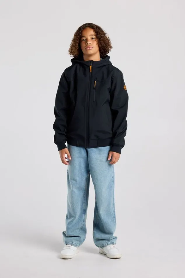 America Today Jassen & Regenjassen^Softshell jas Jason JR Softshell jas met capuchon en ritszakken