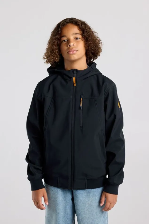 America Today Jassen & Regenjassen^Softshell jas Jason JR Softshell jas met capuchon en ritszakken