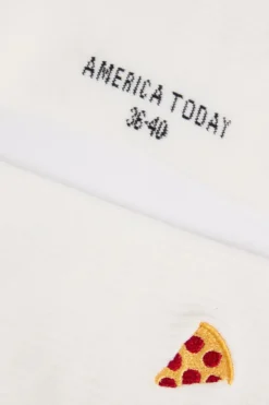 America Today Accessoires|New In^Sokken Thabo Fun hoge sokken met embroidery detail