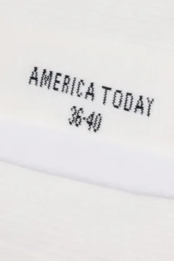 America Today Accessoires|New In^Sokken Thabo Fun hoge sokken met embroidery detail