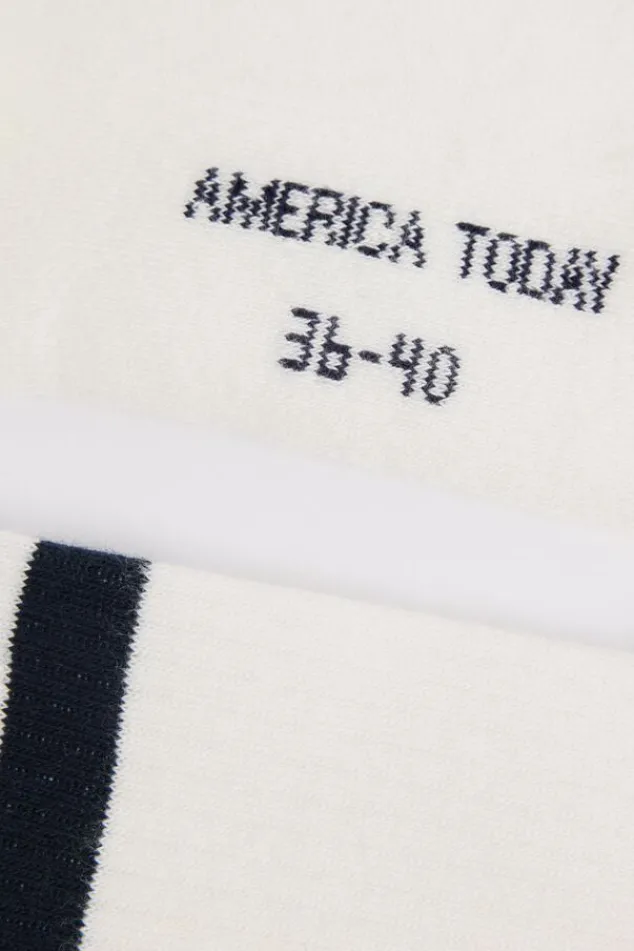 America Today Accessoires|Accessoires^Sokken Toca hoge sokken met strepen