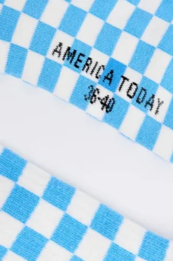 America Today Accessoires|New In^Sokken Tula B hoge sokken met ruitpatroon