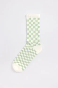America Today Accessoires|New In^Sokken Tula B hoge sokken met ruitpatroon
