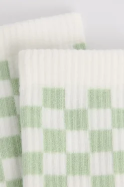 America Today Accessoires|New In^Sokken Tula B hoge sokken met ruitpatroon