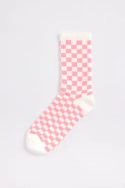 America Today Accessoires|New In^Sokken Tula B hoge sokken met ruitpatroon