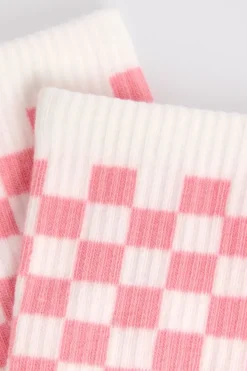 America Today Accessoires|New In^Sokken Tula B hoge sokken met ruitpatroon