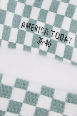 America Today Accessoires|New In^Sokken Tula B hoge sokken met ruitpatroon