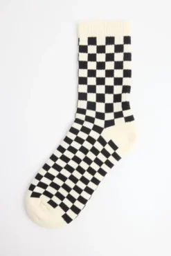 America Today Accessoires|Accessoires^Sokken Tula BHoge sokken van elastisch materiaal met ruitjesprint