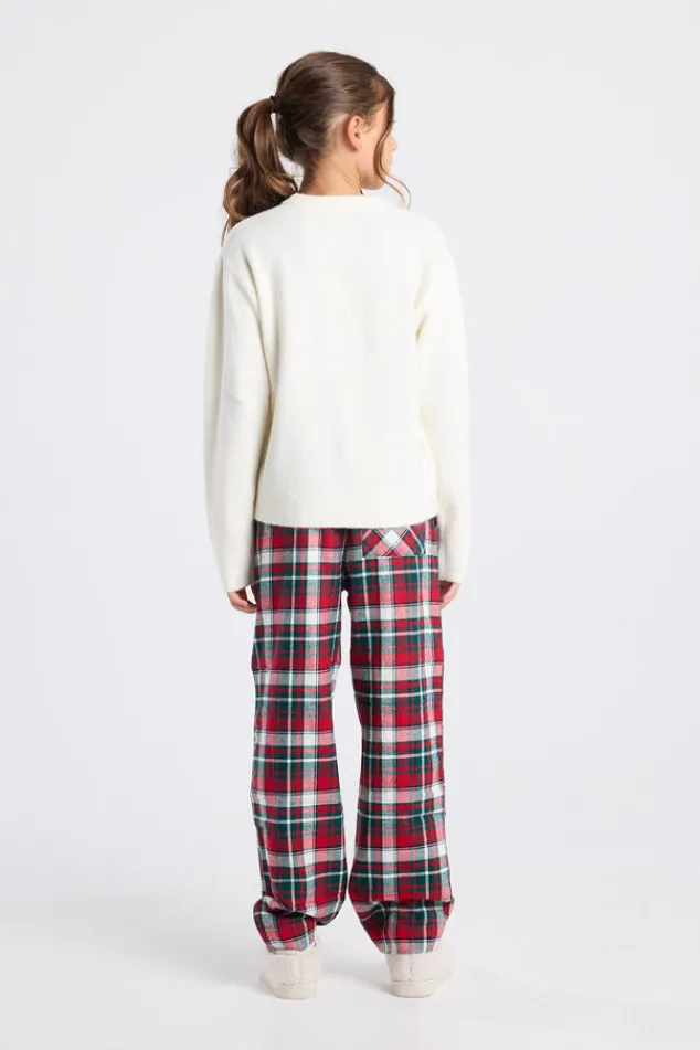 America Today Truien & Vesten^Sweater Kardy jr Sweater met ronde hals en jacquard of borduursel
