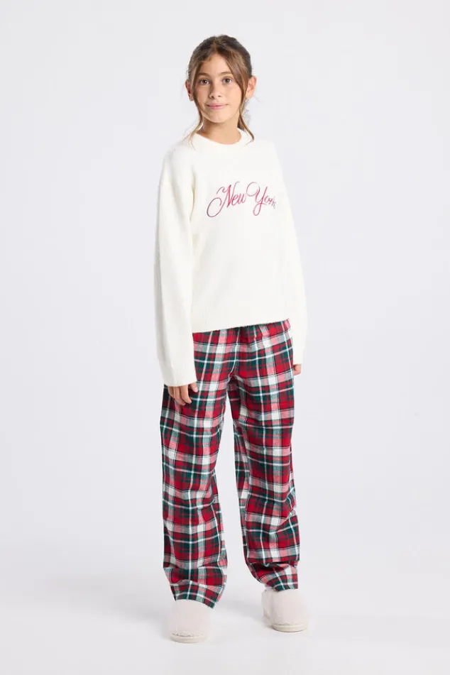 America Today Truien & Vesten^Sweater Kardy jr Sweater met ronde hals en jacquard of borduursel