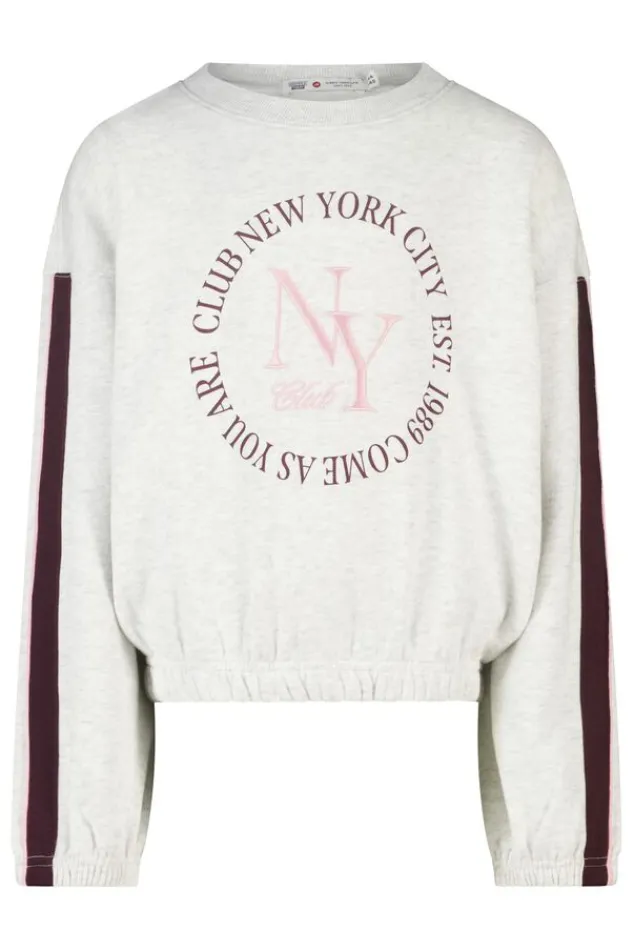 America Today Truien & Vesten|New In^sweater Safia Jr sweater met front print en balloon shape