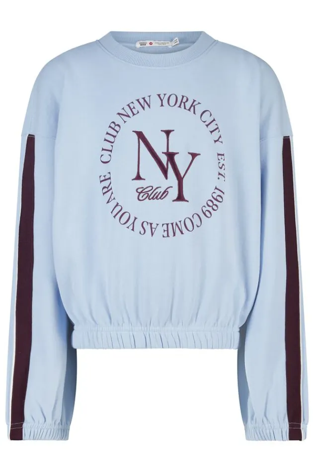 America Today Truien & Vesten|New In^sweater Safia Jr sweater met front print en balloon shape