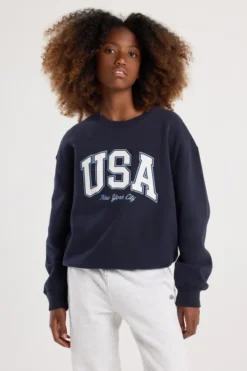 America Today Truien & Vesten|Sweaters & Hoodies^Sweater Senna JR Oversized fit USA sweater