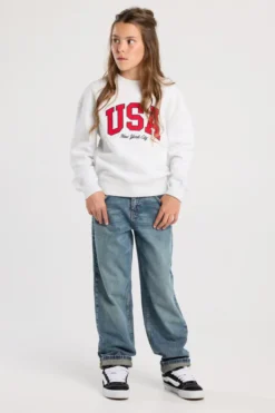 America Today Truien & Vesten|Sweaters & Hoodies^Sweater Senna JR Oversized fit USA sweater