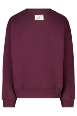 America Today Truien & Vesten|New In^Sweater Siri JR sweater met chest print en contraststrepen