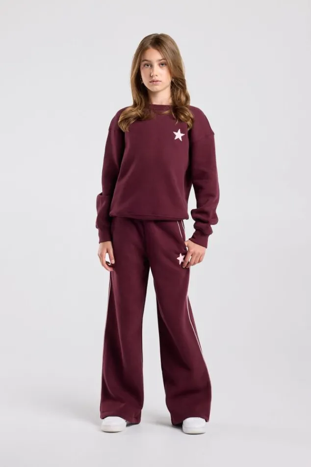 America Today Truien & Vesten|New In^sweater Stazie Jr oversized sweater met front en back patch