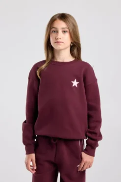 America Today Truien & Vesten|New In^sweater Stazie Jr oversized sweater met front en back patch